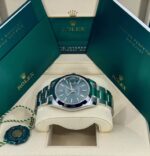 Rolex Datejust 41mm 126300 Mint Green Dial Stainless Steel Oyster Bracelet Watch - Image 7