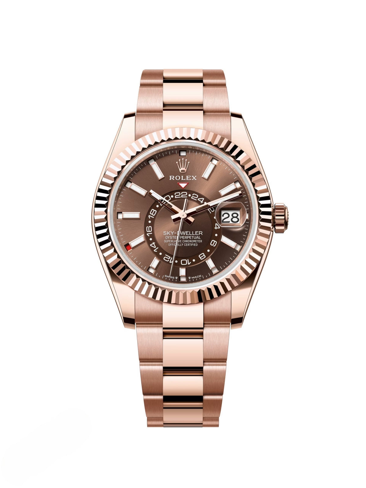 0014B619-C2CD-A41F-5FFD-466AE4AB343E.jpg Rolex Sky-Dweller 42mm 336935-0002 Rose Gold Chocolate Dial - Image 1