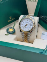Rolex  Datejust 41mm 126333 White Index Oyster Steel and Yellow Gold Mens Watch - Image 5