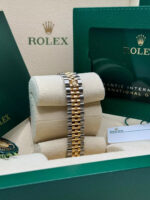 Rolex Lady-Datejust 28mm 279383RBR Champagne Roman Dial Yellow Rolesor Oyster Bracelet - Image 8