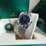 Rolex  Datejust 36mm 126234 Blue Diamond Dial Stainless Steel Jubilee Mens Watch - Image 5