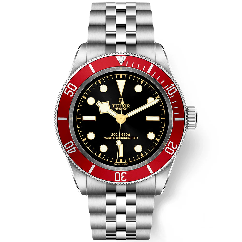 0099D2CE-1A22-1B99-E132-FCE8A221CFA3.jpg TUDOR Black Bay 41mm Black Dial & Red Bezel Five-Link Bracelet Watch M7941A1A0RU-0003 - Image 1