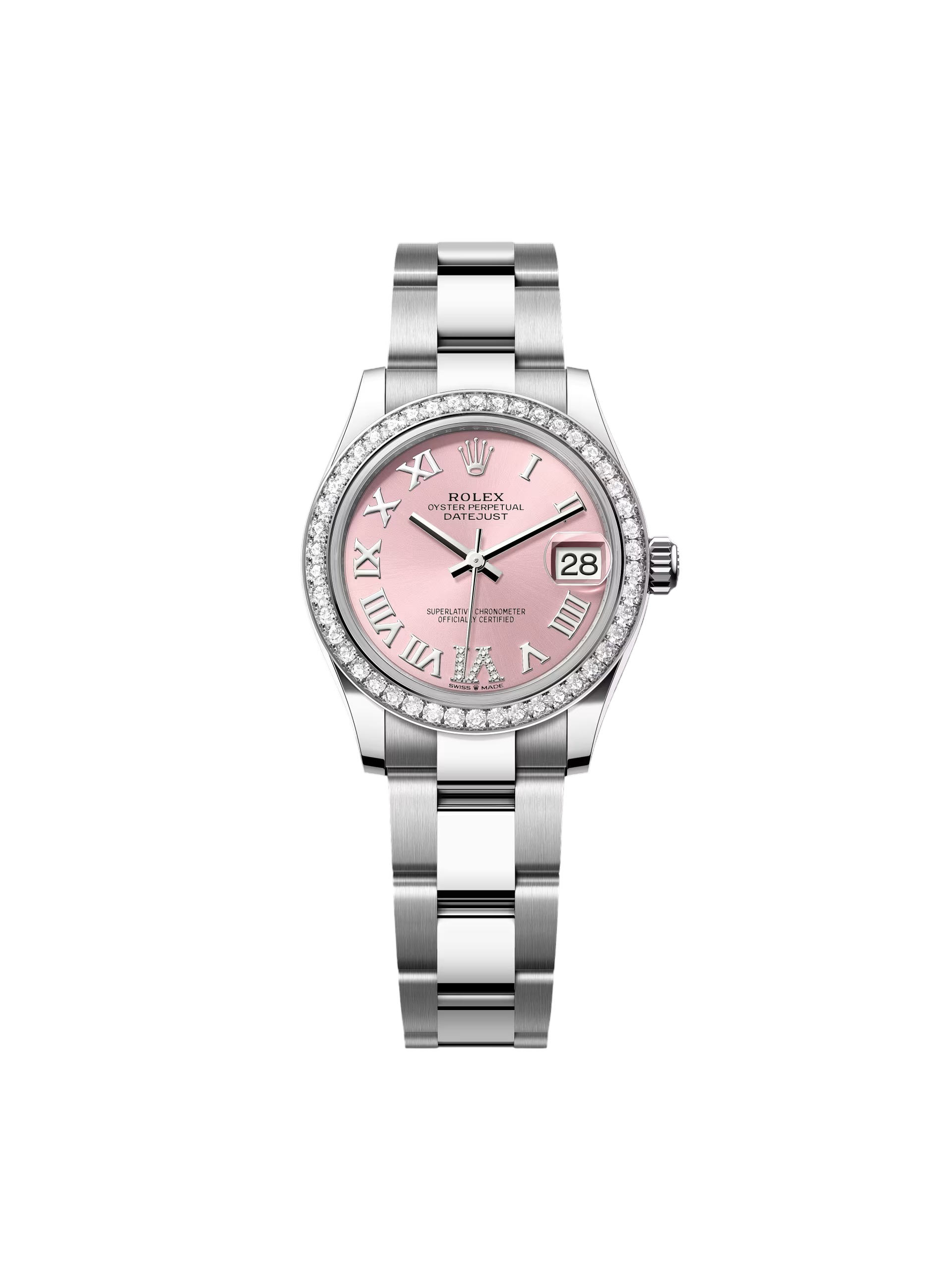 00CEDFAD-36E0-C34F-63C6-A8D2B8A41300.png Rolex Datejust m278384RBR-0027/0028 Pink 31mm Dial Oyster Watch - Image 1