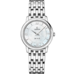 Omega De Ville Prestige 27.4 mm White Dial Stainless Steel Bracelet 424.10.27.60.05.001