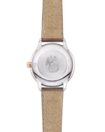 Omega De Ville Prestige Quartz 27.5mm Linen Diamond Dial Taupe Leather Strap Women's Watch 434.23.28.60.59.001 - Image 2