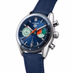 TAG Heuer Carrera Chronograph Skipper 39mm Mens Watch Blue CBS2213.FN6002 - Image 2