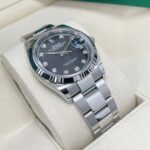 Rolex  Datejust 36mm 126234 Black Diamond Dial Stainless Steel Oyster Mens Watch - Image 4