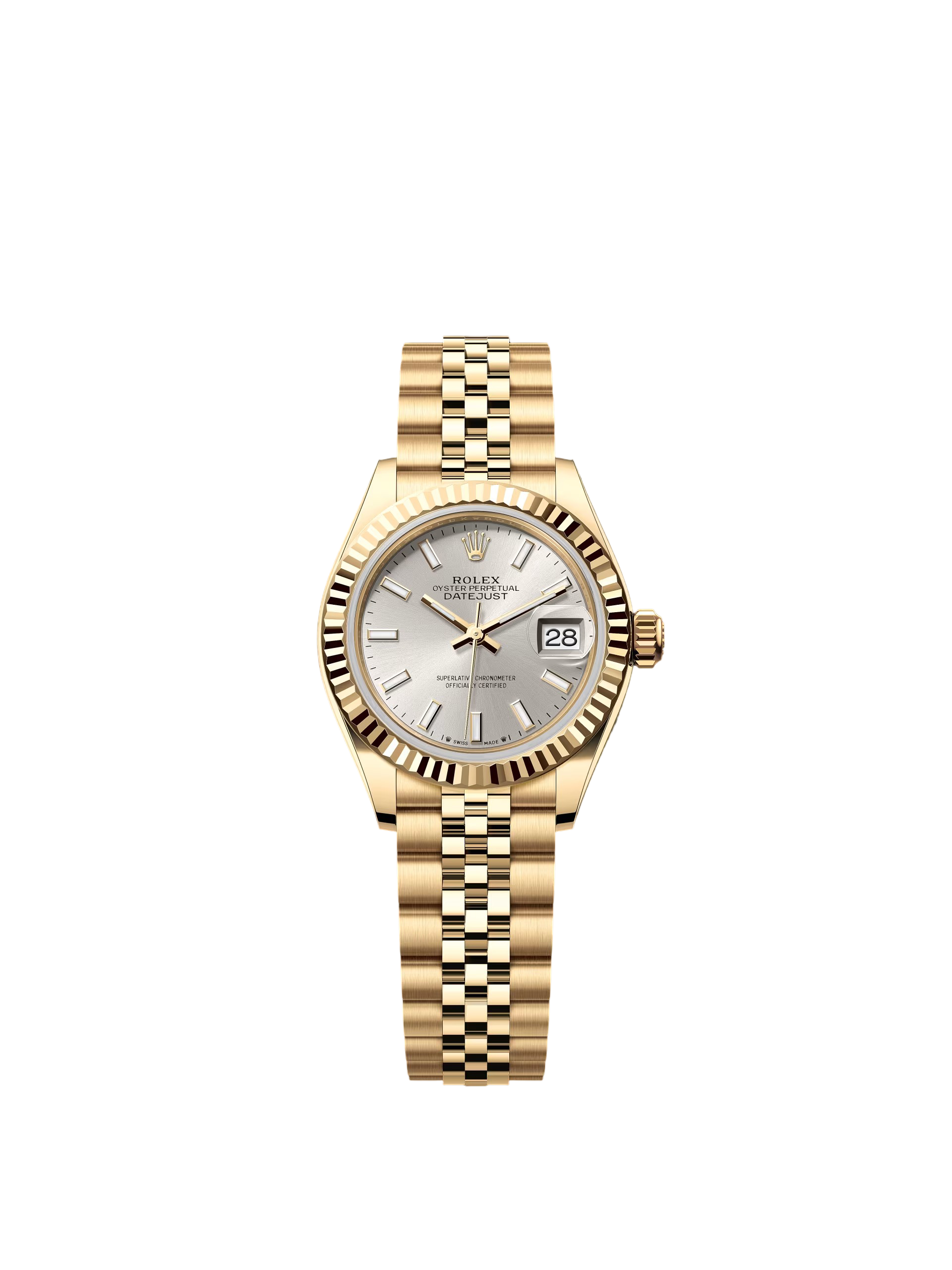022EB948-FDCD-286A-4B5C-E8B3EFDB3E2B.png Rolex Lady-Datejust 28mm Silver Dial - Image 1