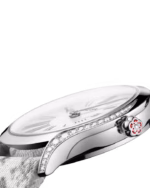 Omega De Ville Mini Trésor 26mm White Dial with Diamonds Stainless Steel Strap 428.17.26.60.04.002 - Image 5
