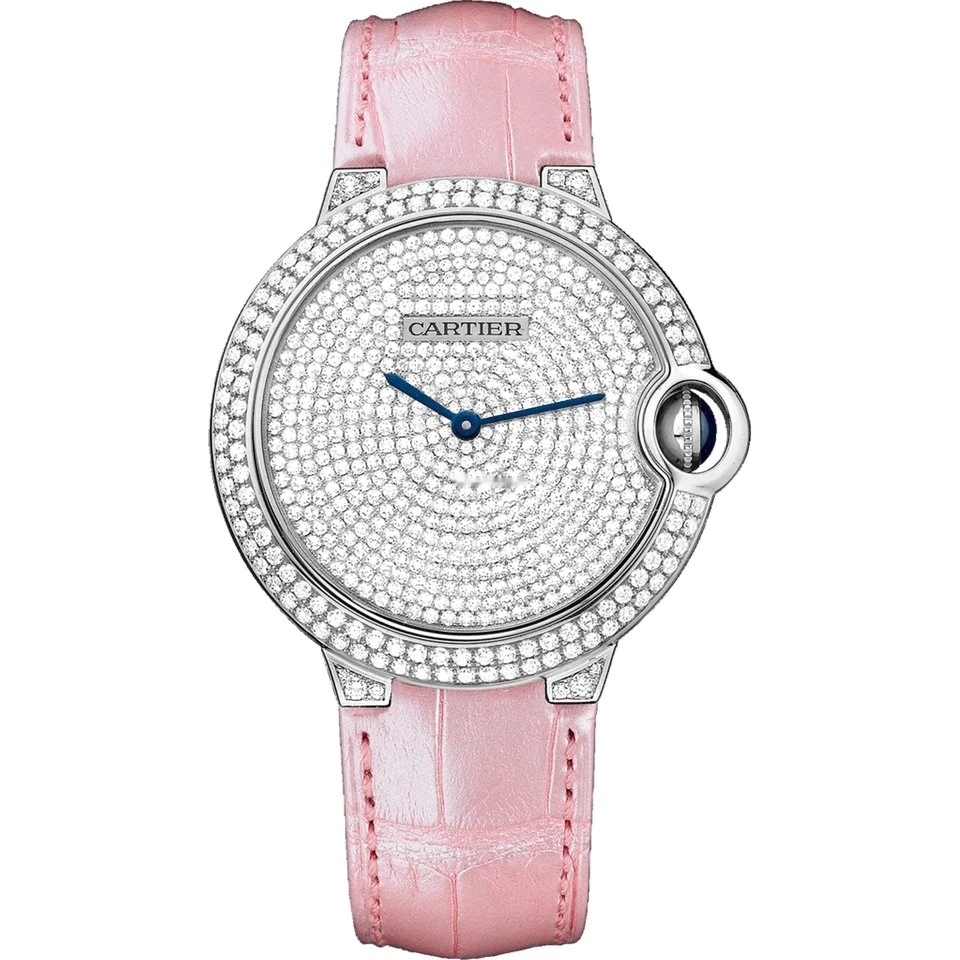 028337CA-1E5B-16A1-6C50-8A361B63B78A.png Cartier BALLON BLEU Diamond Watch 33mm - Image 1