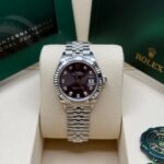Rolex Lady-Datejust 28mm 279174 Dark Grey Diamond Dial Oyster Bracelet - Image 3