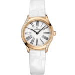 Omega De Ville Mini Trésor 26mm White Dial with Diamonds Moonshine™ 18k Rose Gold Strap 428.58.26.60.04.001