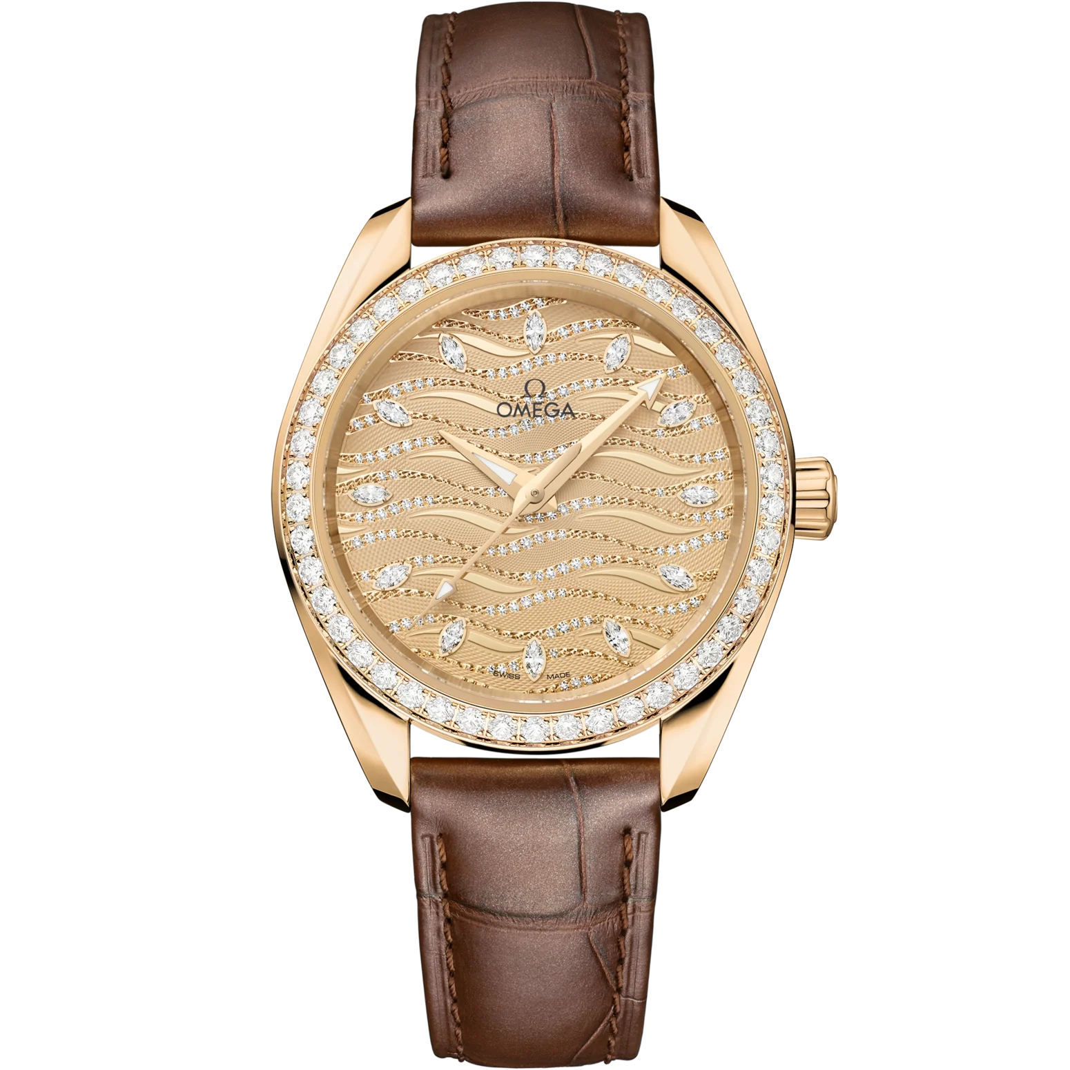 03B876FA-D5B0-72DB-CDB5-D1D1CEE24D91.png Omega Seamaster Aqua Terra 150M 34 mm Yellow Dial with Diamonds Moonshine™ 18k Yellow Gold Strap 220.58.34.20.99.008 - Image 1