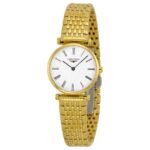 Longines Women's L42092118 La Grande Classique Gold-Tone 18kt Gold  Watch