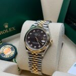 Rolex Datejust m278273-0023/0024 31mm Black Mother-of-Pearl Dial Stainless Steel and Yellow Gold Oyster Watch - Image 11