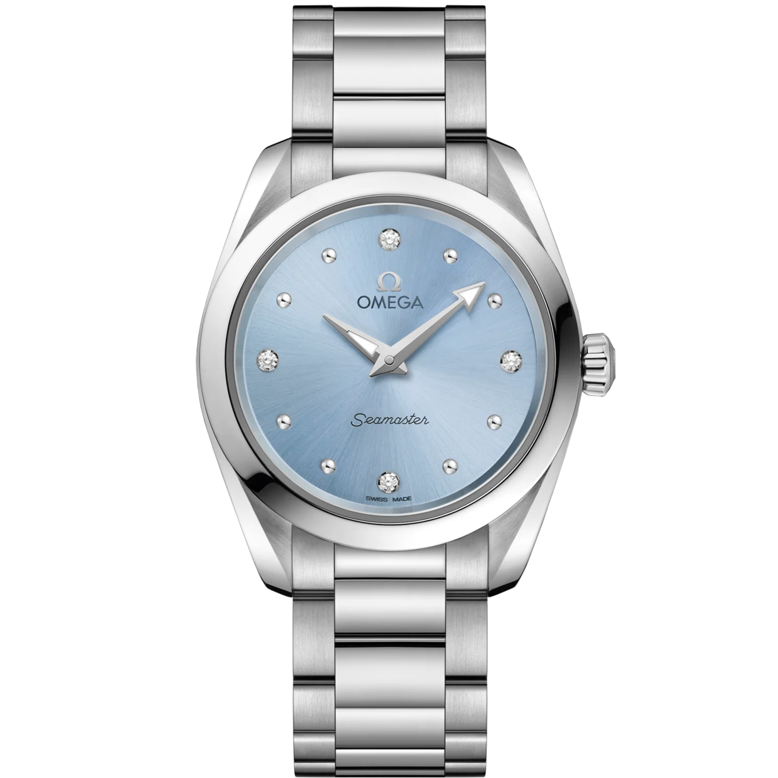 04F3FD75-EE68-FF2D-172B-9813FE80089A.png Omega Seamaster Aqua Terra 150M 28mm Blue Dial with Diamonds Stainless Steel Bracelet 220.10.28.60.53.001 - Image 1