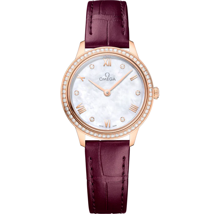 0520807C-0108-B349-CE95-2B72832687FA.png Omega De Ville Prestige 27.5mm White Dial Sedna 18k Rose Gold Strap 434.58.28.60.55.001 - Image 1