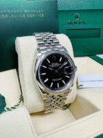 Rolex  Datejust 36mm 126200 Stainless Steel Black Dial Jubilee Watch - Image 4