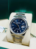Rolex  Datejust 36mm 126200 Oyster Perpetual Blue Fluted Motif Dial Jubilee Stainless Steel - Image 7