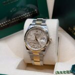 Rolex  Datejust 36mm 126233 Golden Palm Motif Dial Jubilee Bracelet Watch - Image 11
