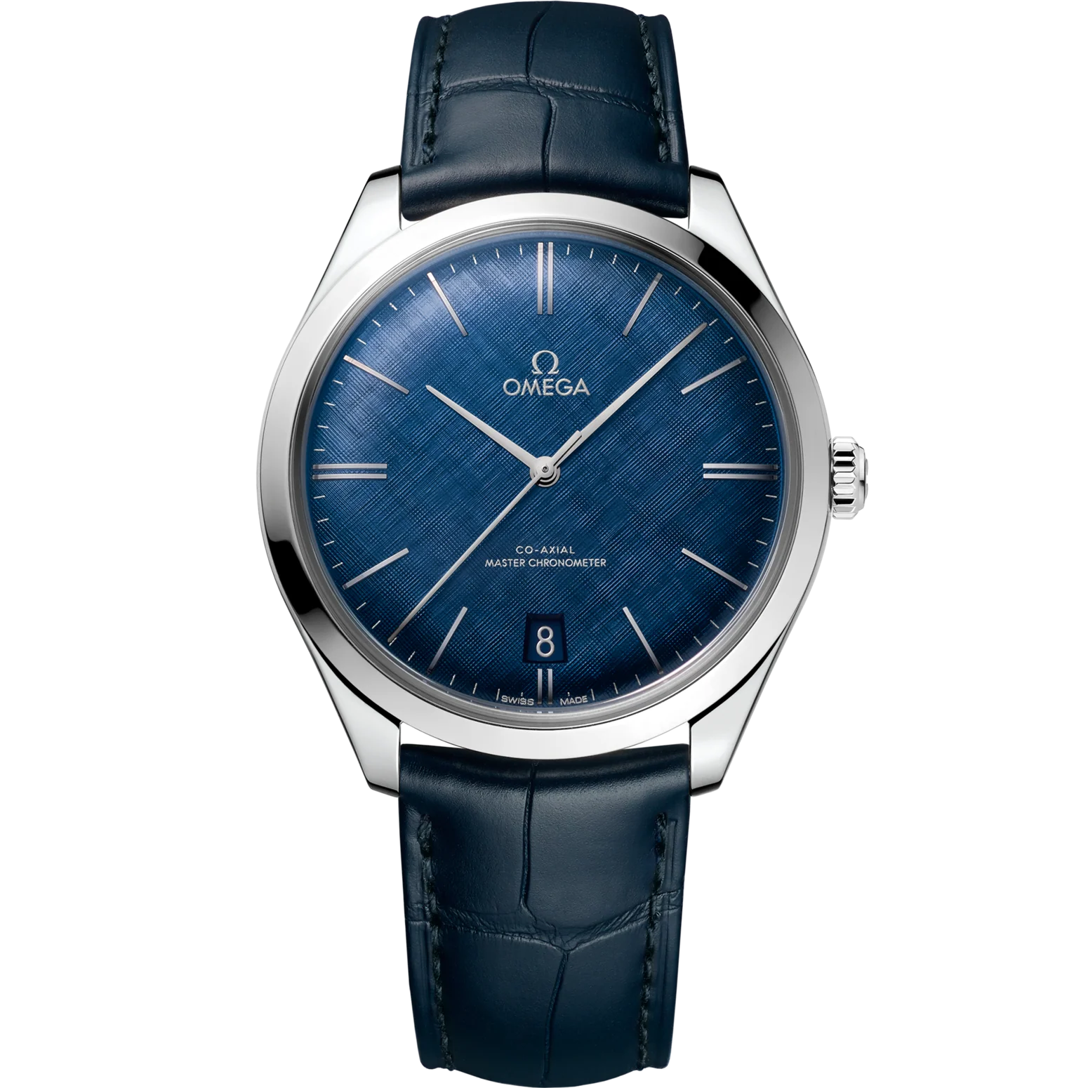 05B8F89B-08A5-8E70-7720-F6EB570784F3.png Omega De Ville Trésor 40mm Blue Dial Stainless Steel Strap 435.13.40.21.03.001 - Image 1
