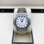 Patek Philippe Nautilus Silvery White Dial Stainless Steel Mens Watch 5711-1A-011 - Image 2