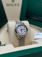 Rolex Lady-Datejust 279160  Oyster Perpetual 28mm White Dial Oyster Bracelet - Image 4