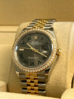 Rolex  Datejust 36mm 126283 Wimbledon Slate Dial Jubilee Bracelet Watch - Image 10