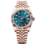 Rolex  Sky-Dweller 42mm 336935-0005 Rose Gold Blue Dial Oyster