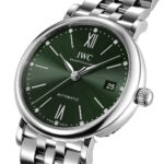 IWC  Portofino Automatic 37mm Green Diamond Dial Steel Women's Watch IW458602 - Image 2