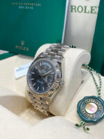 Rolex  Day-Date President 40mm White Gold Grey Rhodium Index Dial - 228239 - Image 4