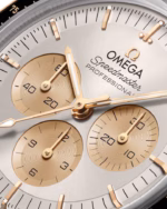 Omega Speedmaster Moonwatch Professional 42 mm Silver Dial Stainless Steel and Moonshine™ 18k Yellow Gold Bracelet 310.20.42.50.02.001 - Image 5