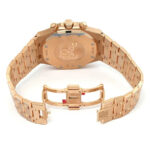 Audemars Piguet Royal Oak Chronograph 41MM Rose Gold Bracelet – Black Dial - Image 3