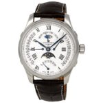 Longines Men's L2.739.4.71.3 Master Collection Chronograph Brown Leather Watch