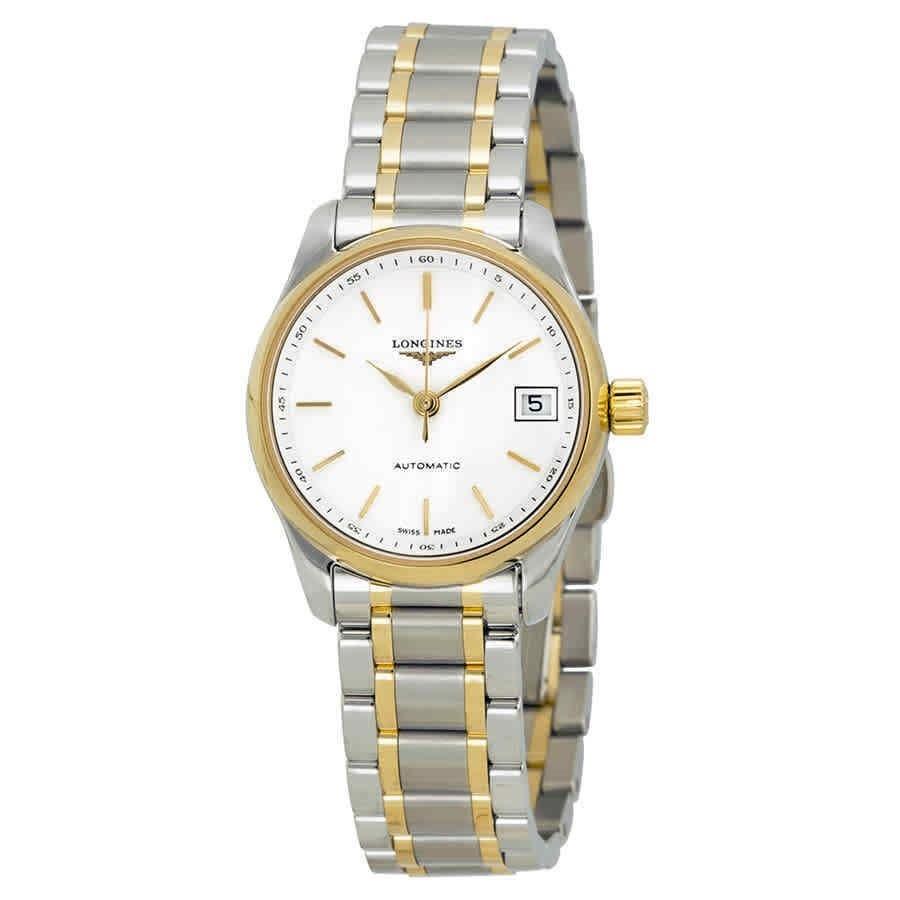 08EE9ED9-7FF5-6A47-6673-64C62714B275.jpg Longines Women's L21285127 Master Two-Tone Stainless Steel Watch - Image 1