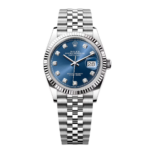 Rolex  Datejust 36mm 126234 Blue Diamond Dial Stainless Steel Jubilee Mens Watch