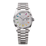 Rolex Day-Date 128239-0019 Diamond Paved Dial 36mm