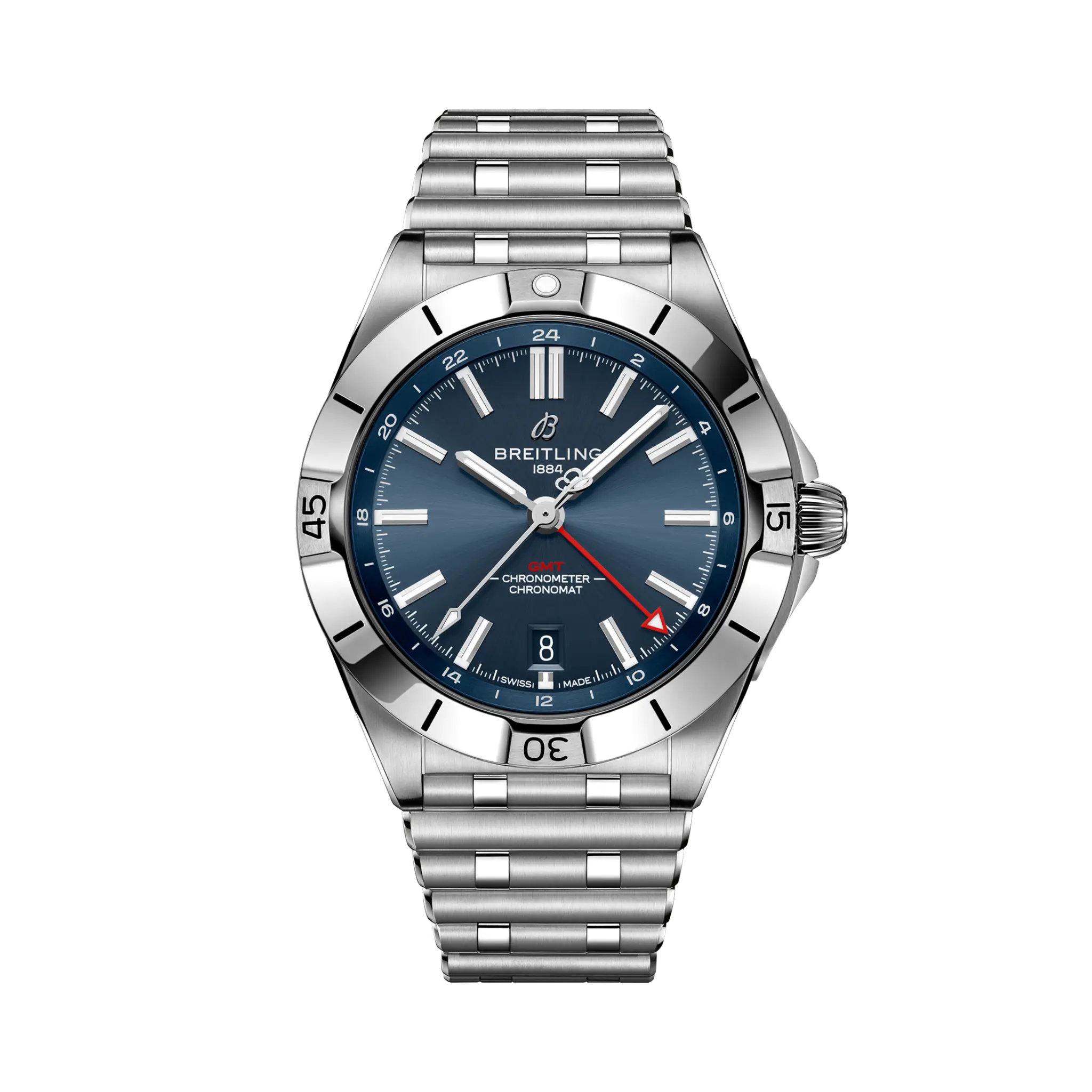 09ED79EB-B14D-6B59-E209-5E02634DBFCE.png Breitling Chronomat automatic GMT 40 A32398101C1A1 - Image 1