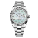 Rolex  Datejust 41 Mother of Pearl Diamond Stainless Steel Fluted Oyster - 126334