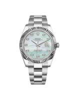 Rolex  Datejust 41 Mother of Pearl Diamond Stainless Steel Fluted Oyster - 126334