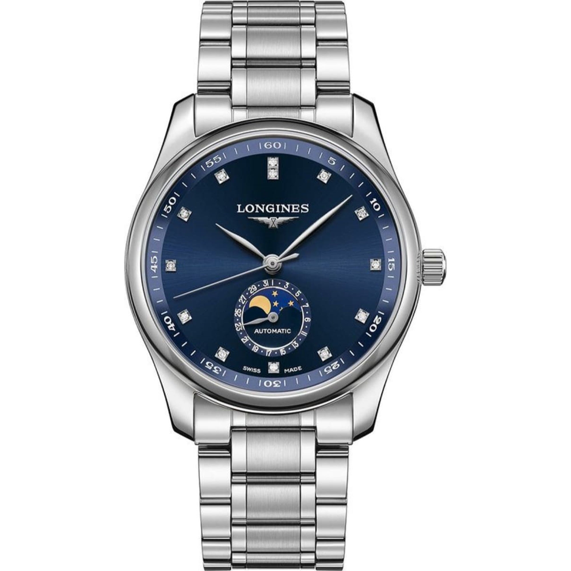 0AD29CF2-0F8D-0F4C-830F-10D61C90F974.jpg Longines Men's L2.909.4.97.6 Master Collection Stainless Steel Watch - Image 1