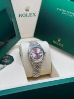 Rolex Lady-Datejust 28mm 279174 Pink Roman Dial Oyster Bracelet - Image 10