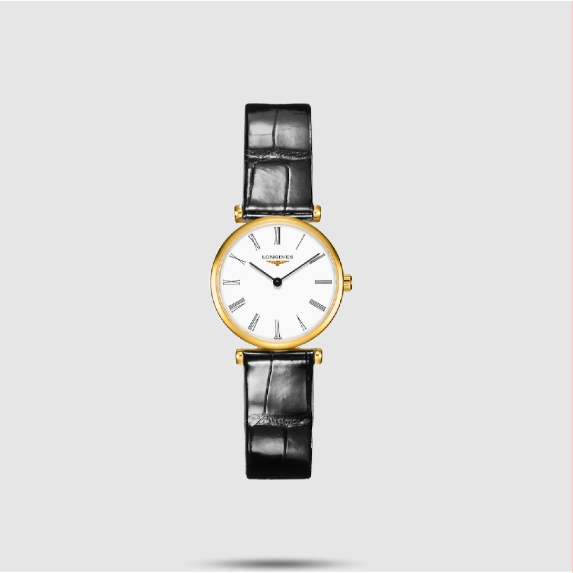 0B27514B-9BFA-286D-4308-5A9209E04038.jpg Longines Women's L4.209.2.11.2 La Grande Classique Black Leather Watch - Image 1