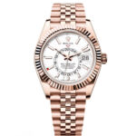 Rolex  Sky-Dweller 42mm 336935-0007 Rose Gold White Dial Oyster