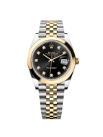 Rolex Datejust 41mm 126303 Black Diamond Oyster Steel and Yellow Gold Mens Watch - Image 2