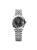 Rolex Datejust m278240-0001/0002 31mm Black Roman Domed Bezel Oyster Oystersteel - Image 2