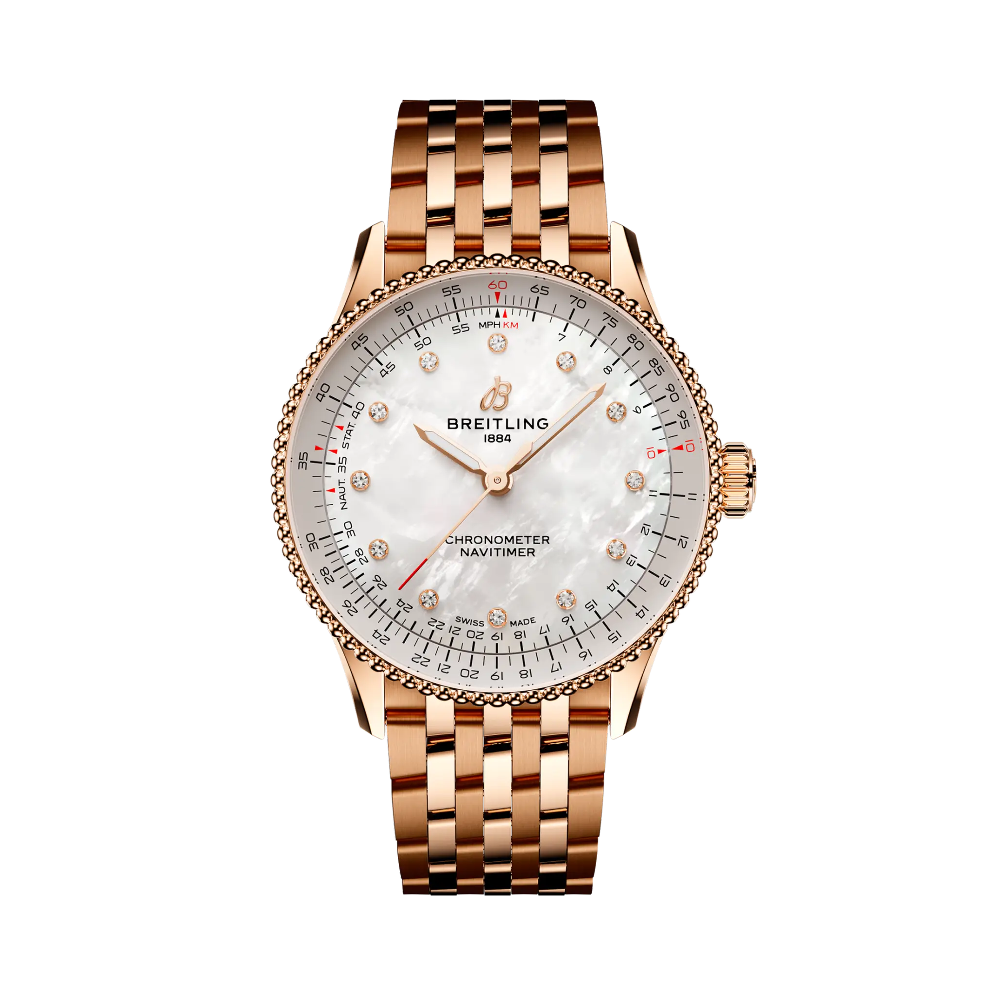 0BC4238E-B694-9504-0CE4-B076A9F7DD1E.png Breitling Navitimer Automatic 36mm R17327211A1R1 - Image 1