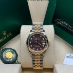 Rolex Datejust m278273-0023/0024 31mm Black Mother-of-Pearl Dial Stainless Steel and Yellow Gold Oyster Watch - Image 12
