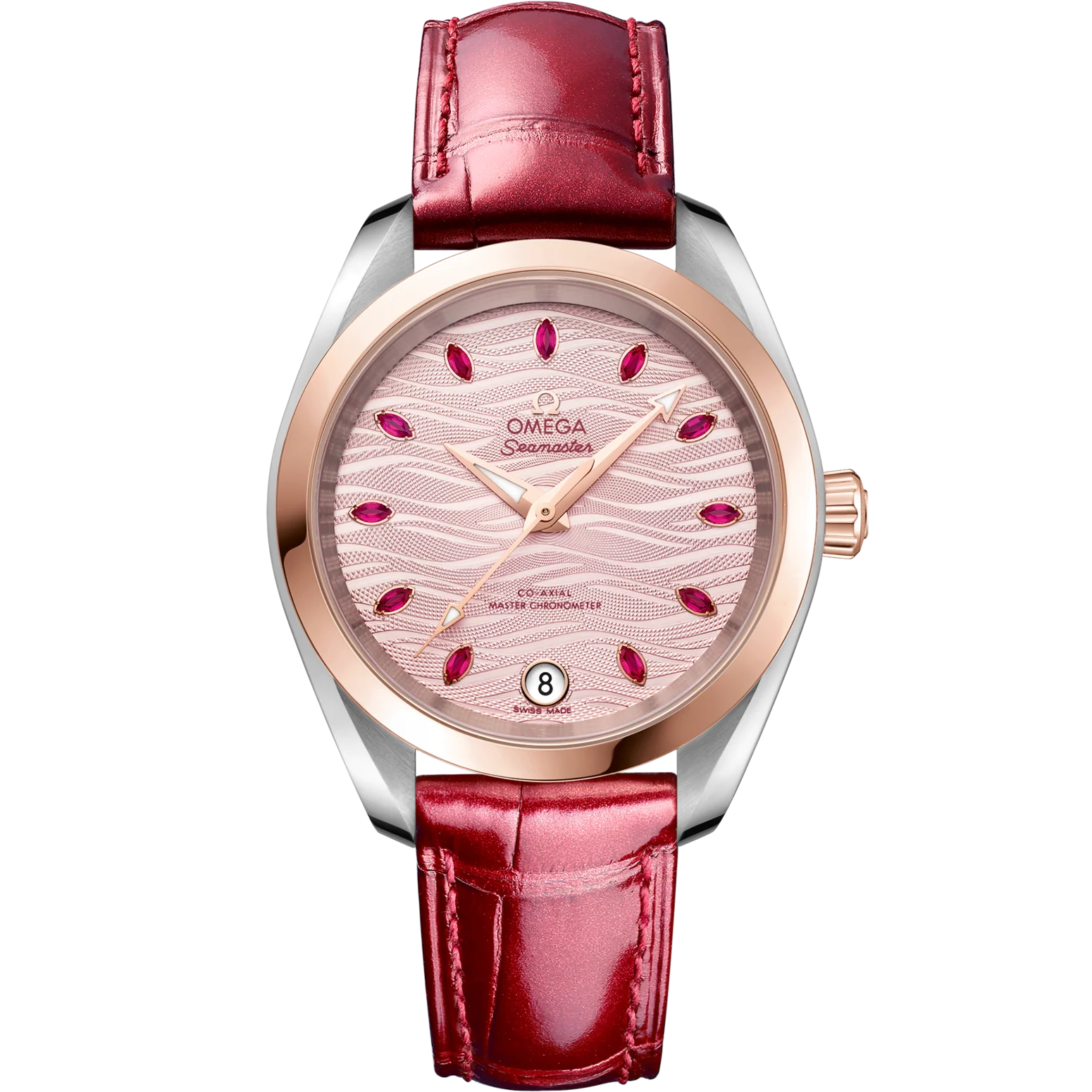 0C7DA3EC-5519-FA83-1D84-94BC9A077523.png Omega Seamaster Aqua Terra 150M 34 mm Pink Dial Stainless Steel and Sedna™ 18k Rose Gold Strap 220.23.34.20.60.001 - Image 1