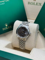Rolex Lady-Datejust 28mm  m279160 Oyster Perpetual Dark Grey Dial Oyster Bracelet - Image 5